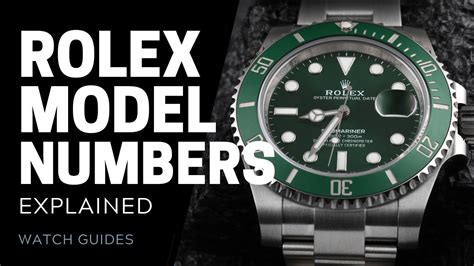 Rolex m box reference numbers